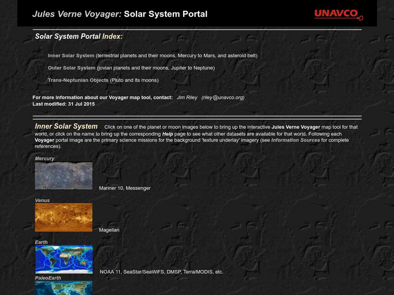 Jules Verne Voyager: Solar System Portal Graphic Jules Verne Voyager: Solar System Portal Graphic