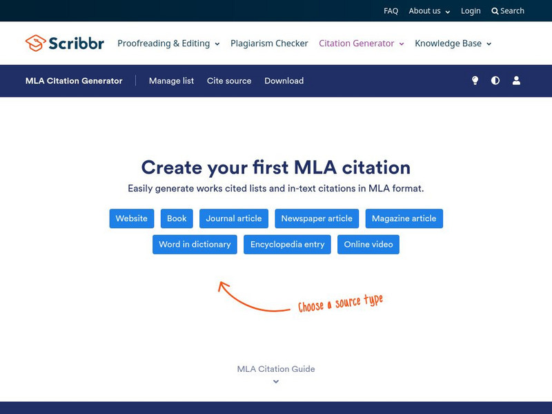 Scribbr: Create Your First Mla Citation Website Scribbr: Create Your First Mla Citation Website