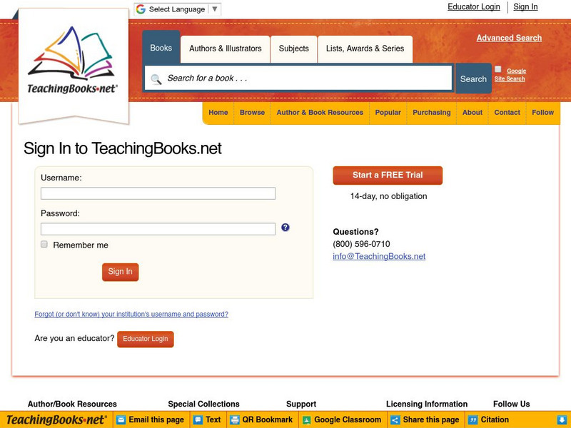 Teaching Books: Pam Munoz Ryan: Meet the Author Program Instructional Video
