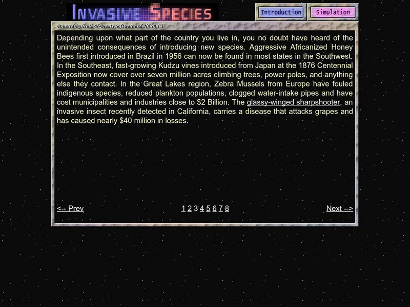 Sims Science Instruction: Invasive Species Handout Sims Science Instruction: Invasive Species Handout
