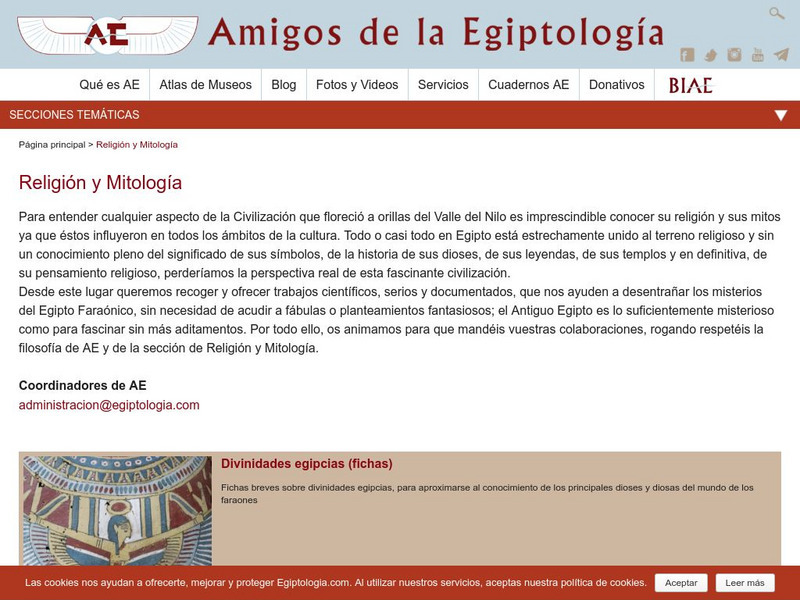 Amigos De La Egiptologia: Religion Y Mitologia Handout Amigos De La Egiptologia: Religion Y Mitologia Handout