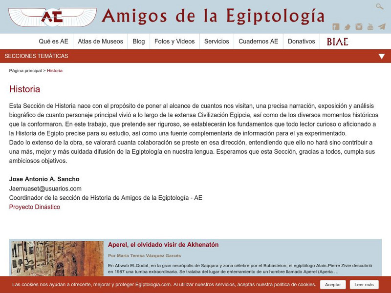 Amigos De La Egiptologia: Historia Website Amigos De La Egiptologia: Historia Website