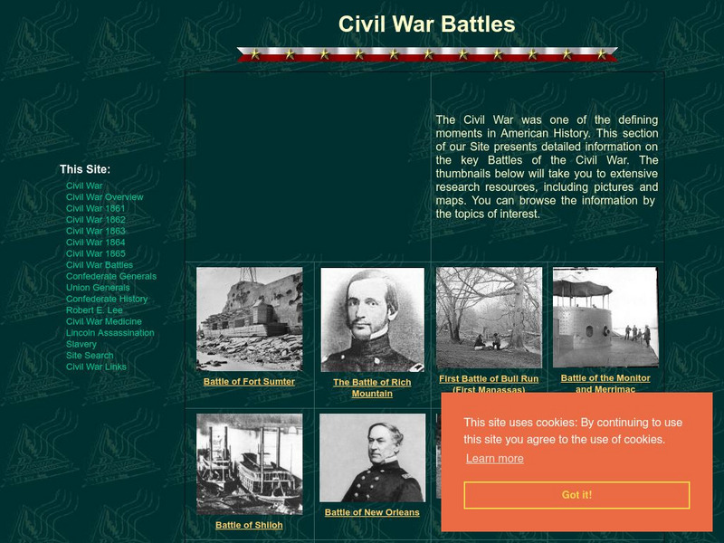 Son of the South: Civil War Battles Website Son of the South: Civil War Battles Website
