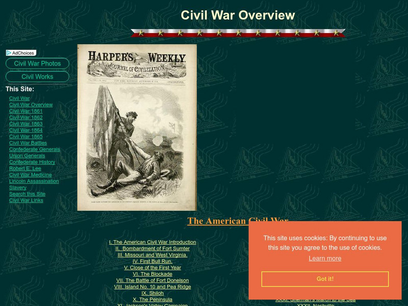 Son of the South: Civil War Overview Website