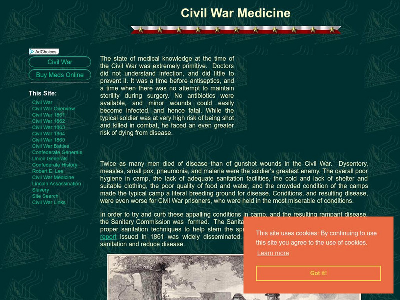 Son of the South: Civil War Medicine Handout
