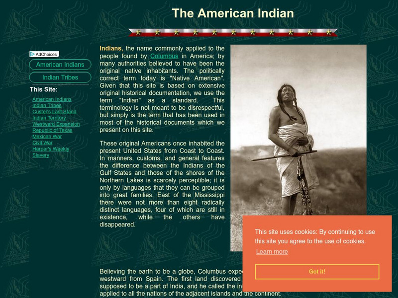 Son of the South: The American Indian Handout