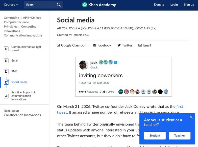 Khan Academy: Social Media eBook Khan Academy: Social Media eBook