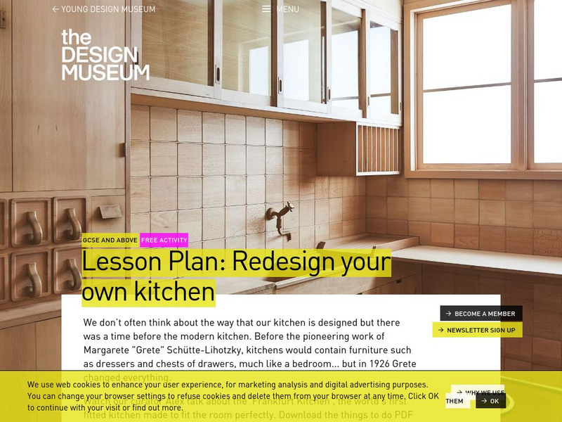 The Design Museum: Lesson Plan: Redesign Your Own Kitchen Lesson Plan The Design Museum: Lesson Plan: Redesign Your Own Kitchen Lesson Plan