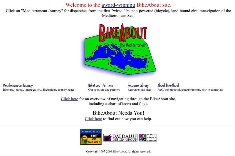 Bike About the Mediterranean Website Bike About the Mediterranean Website
