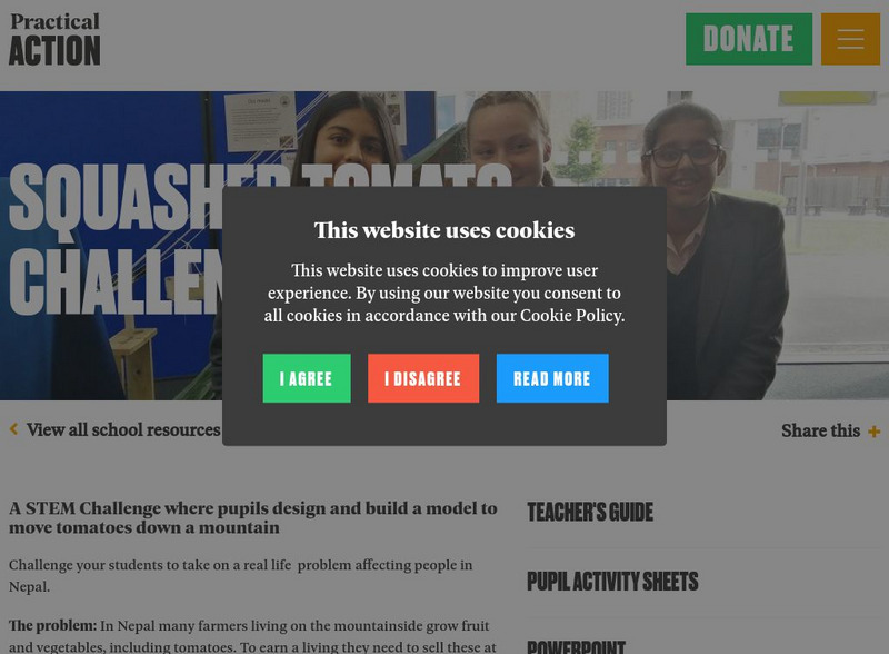 Practical Action: Squashed Tomato Challenge Unit Plan