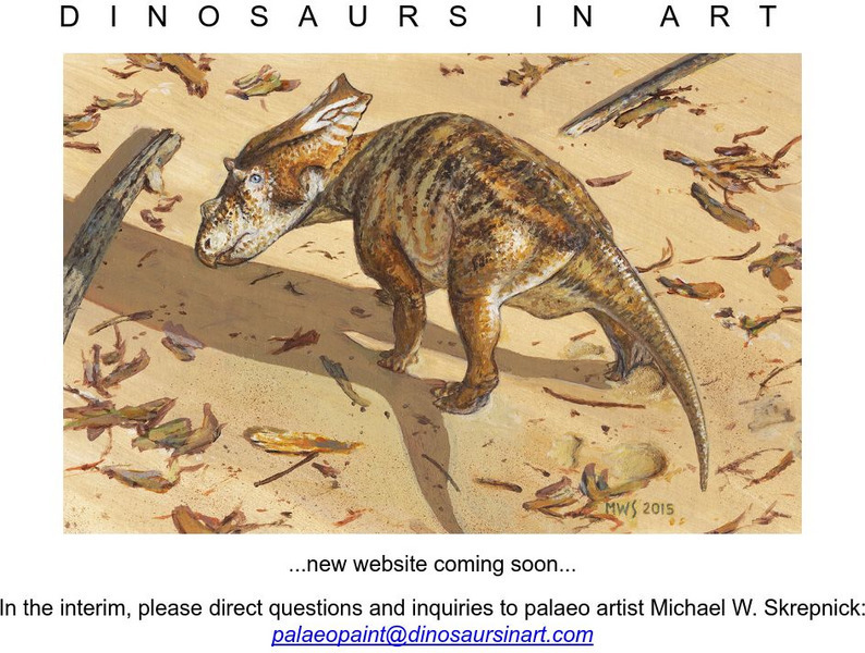 Michael William Skrepnick: Dinosaurs in Art Graphic