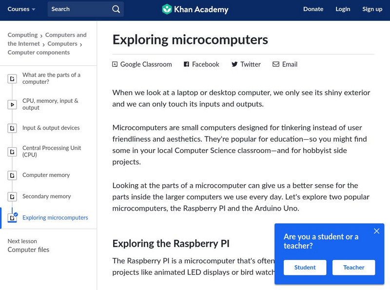 Khan Academy: Exploring Microcomputers eBook Khan Academy: Exploring Microcomputers eBook