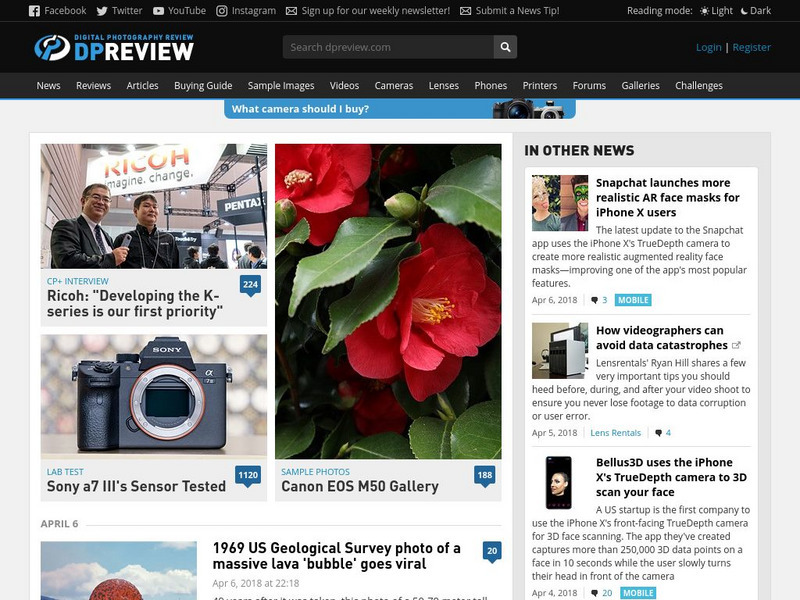 Digital Photography Preview Website