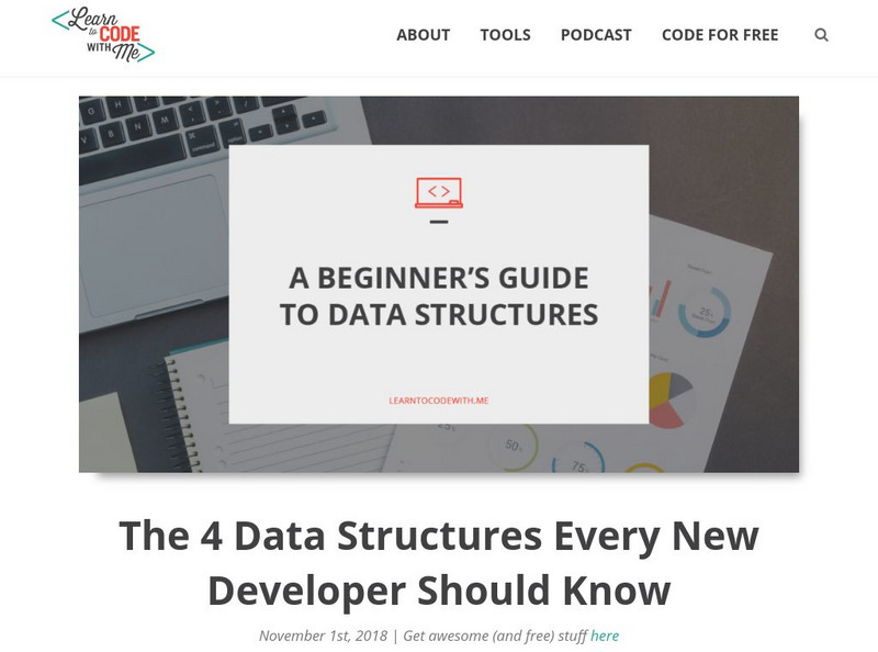 Learn to Code With Me: The 4 Data Structures Every New Developer Should Know Article Learn to Code With Me: The 4 Data Structures Every New Developer Should Know Article