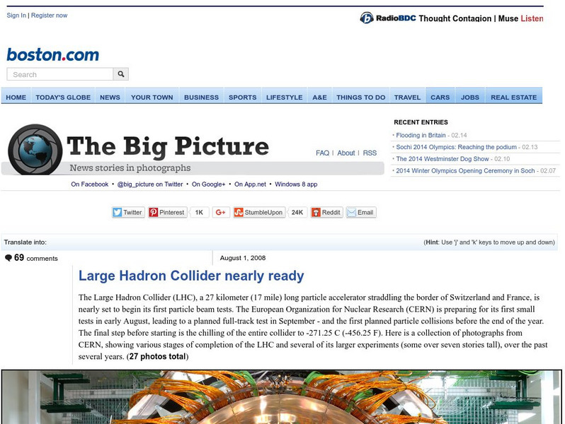 The Big Picture: Large Hadron Collider Nearly Ready Graphic