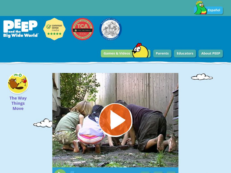 Wgbh: Peep and the Big Wide World: The Way Things Move: Building Dams Pt. 2 Instructional Video