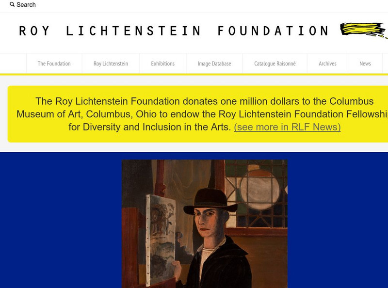 Roy Lichtenstein Foundation Website
