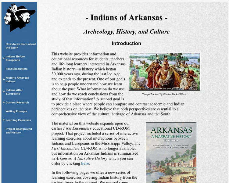 Arkansas Archeological Survey: Indians of Arkansas Website Arkansas Archeological Survey: Indians of Arkansas Website
