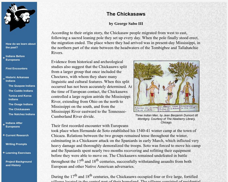 Arkansas Archeological Survey: Chickasaw Indians of Arkansas Website Arkansas Archeological Survey: Chickasaw Indians of Arkansas Website
