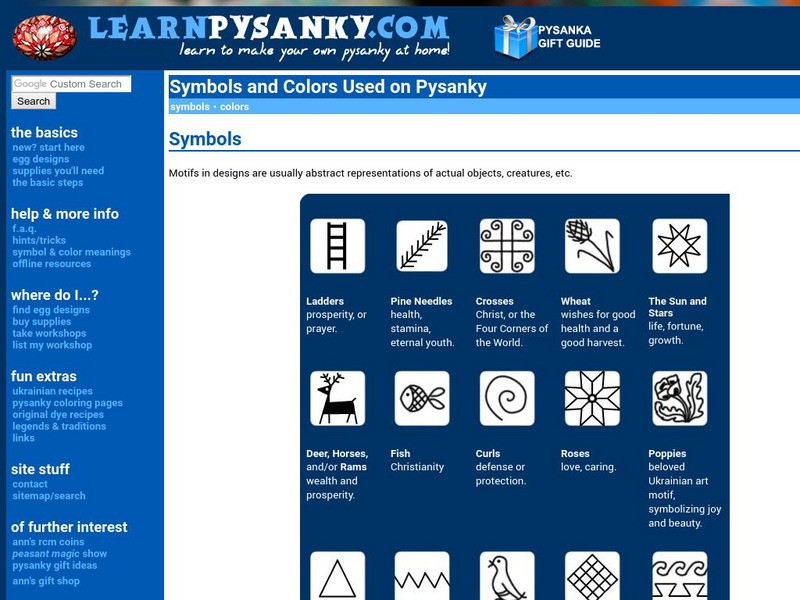 Learn Pysanky: Symbols Handout Learn Pysanky: Symbols Handout