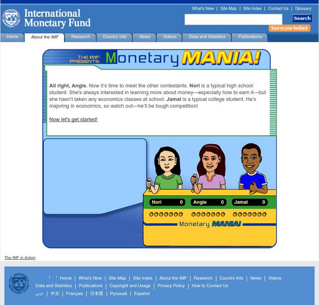 International Monetary Fund: Monetary Mania Unknown Type International Monetary Fund: Monetary Mania Unknown Type