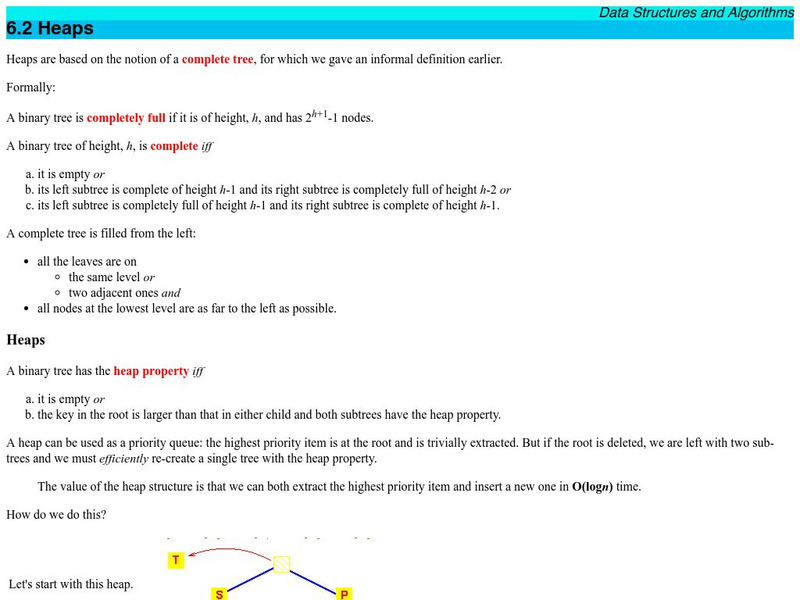 Morris: Heaps Website