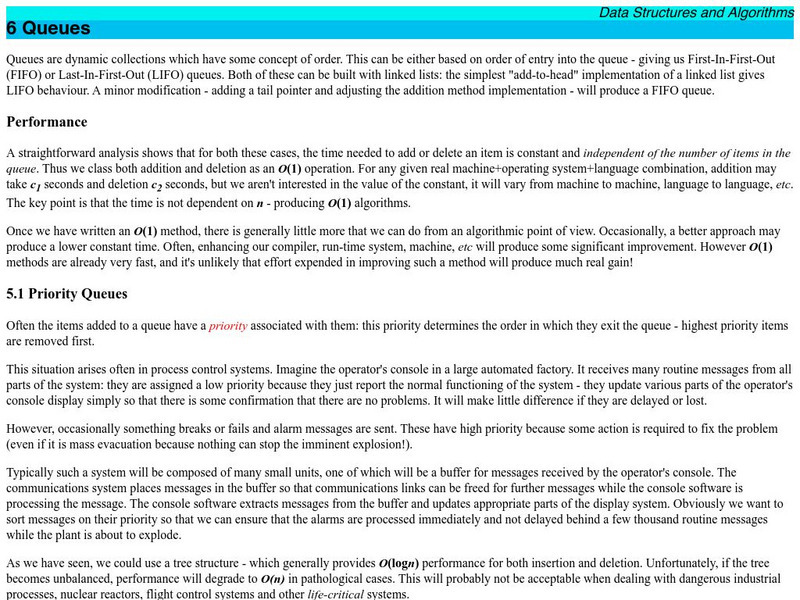 Morris: Queues Website Morris: Queues Website