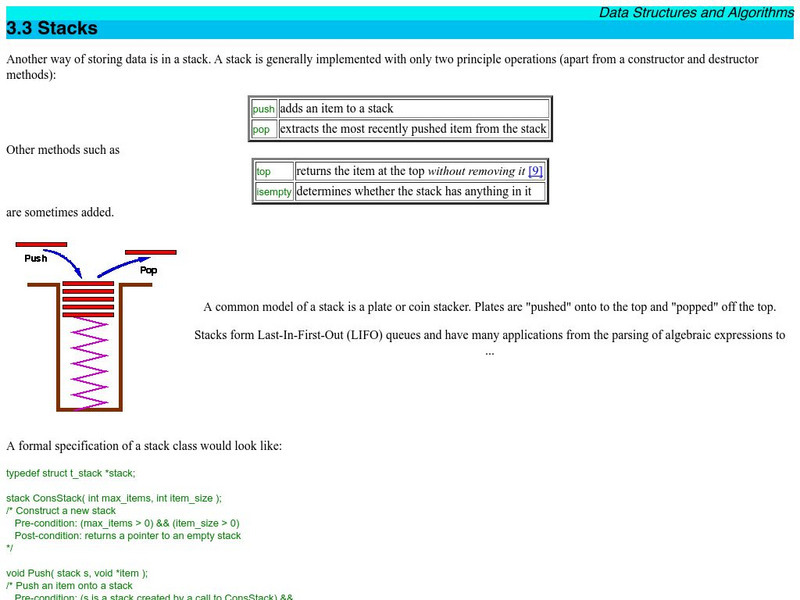Morris: Stacks Website