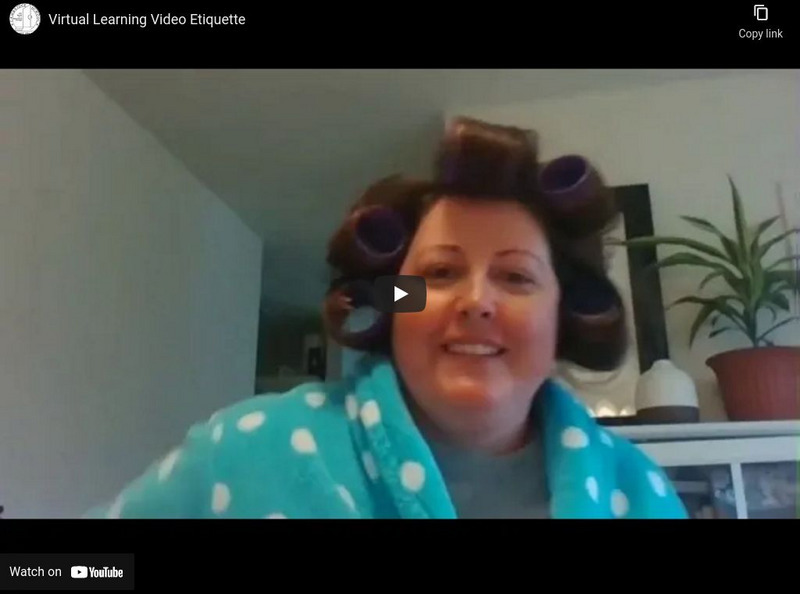 Cambridge School Pennington, New Jersey: Virtual Learning Video Etiquette Instructional Video