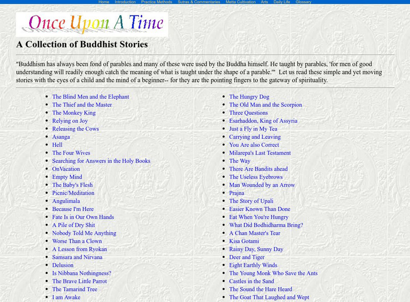 Stony Brook University: Buddhism Study and Practice Group: Buddhist Stories Website Stony Brook University: Buddhism Study and Practice Group: Buddhist Stories Website