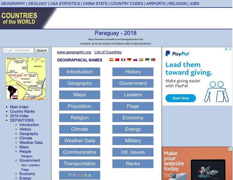 Theodora: Paraguay 2017 Website Theodora: Paraguay 2017 Website