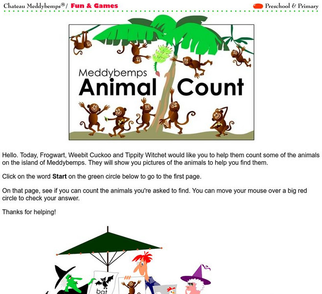 Chateau Meddybemps: Animal Count Interactive Chateau Meddybemps: Animal Count Interactive