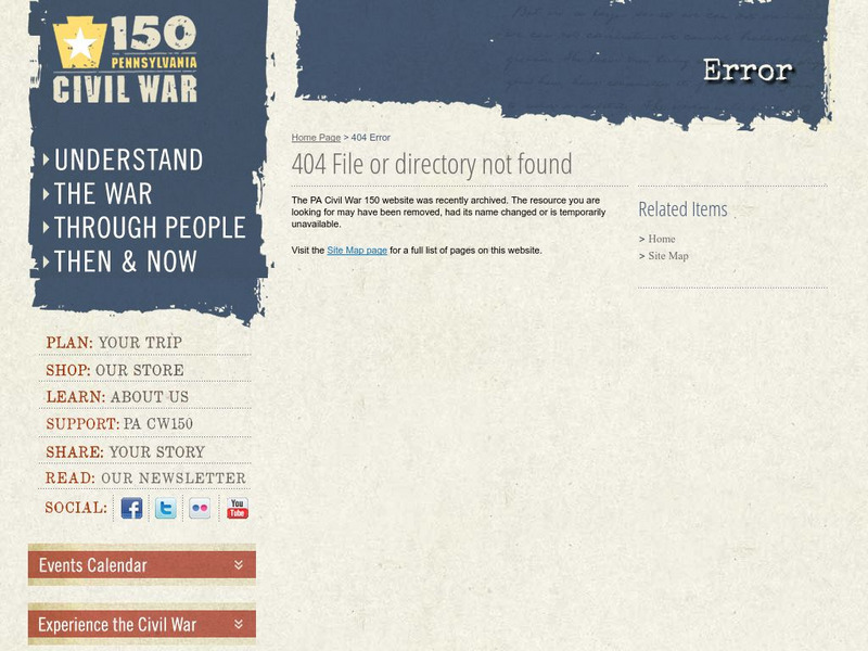 Pennsylvania Heritage Society: Pennsylvania Civil War 150: Interactive Soldier Interactive