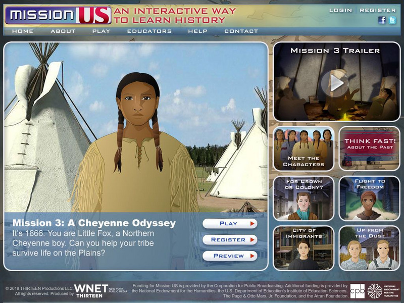 Mission Us: Mission 3: A Cheyenne Odyssey Interactive Mission Us: Mission 3: A Cheyenne Odyssey Interactive