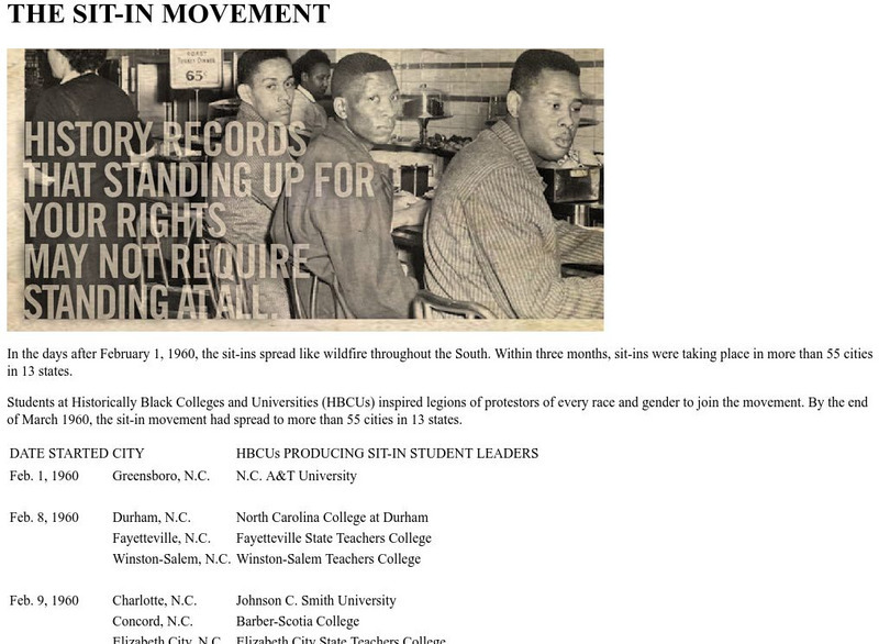 International Civil Rights Center & Museum: The Sit in Movement Graphic International Civil Rights Center & Museum: The Sit in Movement Graphic