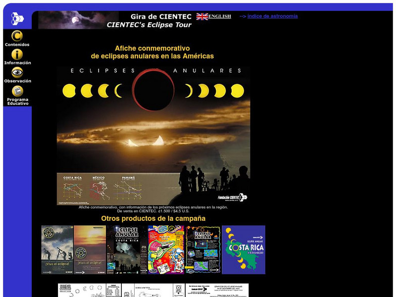 Cientec: Eclipses Anulares Graphic Cientec: Eclipses Anulares Graphic