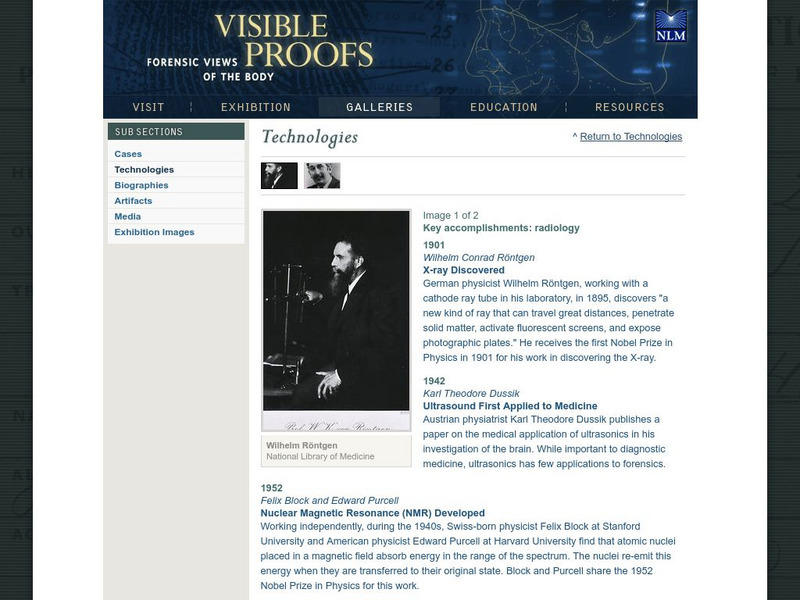 National Library of Medicine: Key Accomplishments, Radiology Unit Plan National Library of Medicine: Key Accomplishments, Radiology Unit Plan