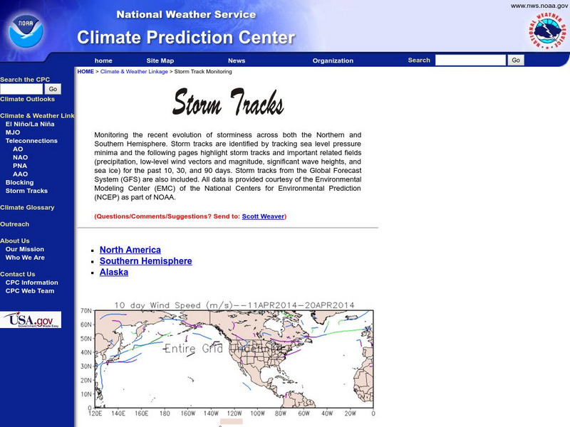 Noaa: Storm Tracks Graphic Noaa: Storm Tracks Graphic
