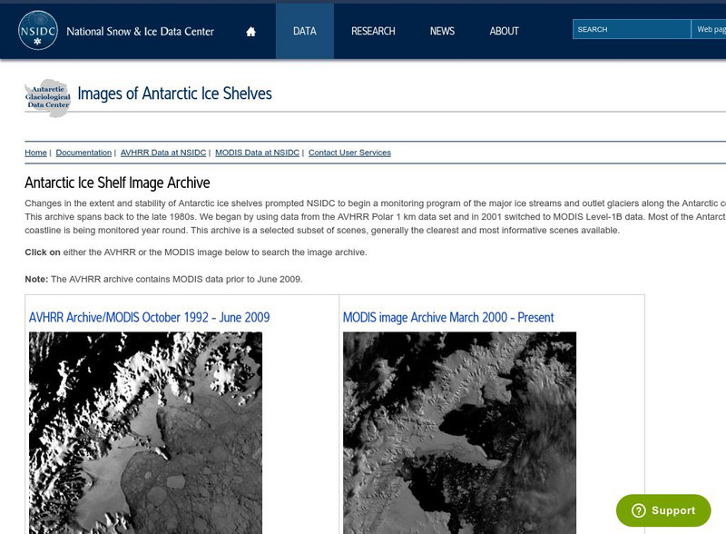 National Snow and Ice Data Center: Images of Antarctic Ice Shelves Graphic National Snow and Ice Data Center: Images of Antarctic Ice Shelves Graphic