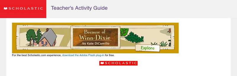 Scholastic: Because of Winn Dixie Activity Scholastic: Because of Winn Dixie Activity