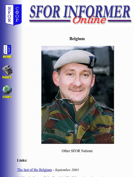 Nato: Belgium Website Nato: Belgium Website
