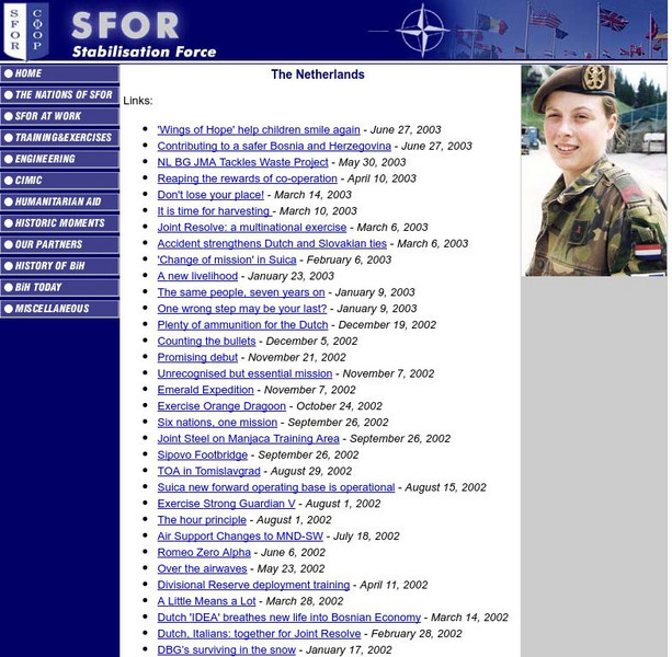 Nato: The Netherlands Website Nato: The Netherlands Website