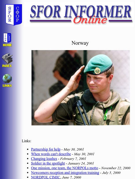 Nato: Norway Website Nato: Norway Website