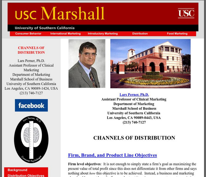 Consumer Psychologist: Distribution Channel Structure Website Consumer Psychologist: Distribution Channel Structure Website