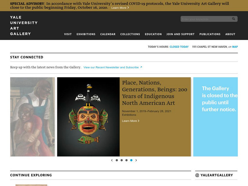 Yale University Art Gallery Website Yale University Art Gallery Website