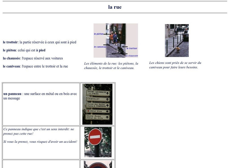 La Rue: The Street Activity La Rue: The Street Activity