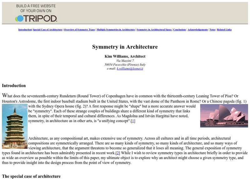 Symmetry in Architecture Unit Plan Symmetry in Architecture Unit Plan