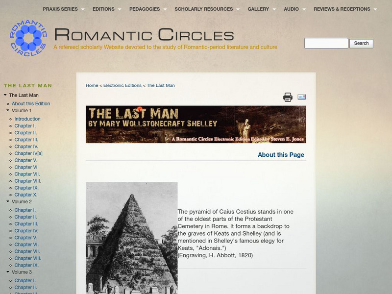 The Pyramid of Caius Cestius Graphic