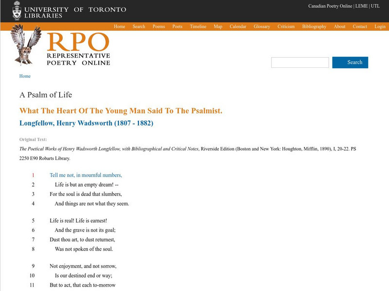 University of Toronto: A Psalm of Life eBook University of Toronto: A Psalm of Life eBook