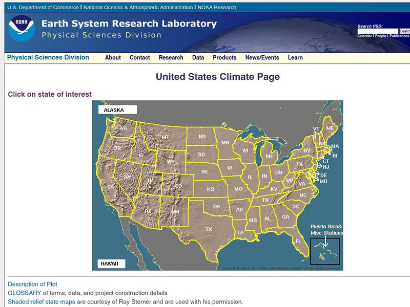 Noaa: Esrl: United States Climate Page Graphic Noaa: Esrl: United States Climate Page Graphic